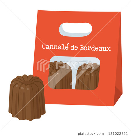 Canelés in a paper bag Canelés in a paper bag 121022831