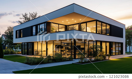 Modern office exterior 121023086