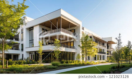 Modern office exterior 121023126