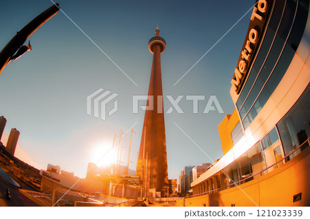 CN Tower in the sunset 121023339
