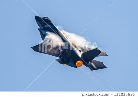 戰鬥機在藍天飛行 121023656