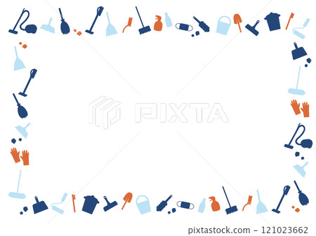 Cleaning tool silhouette frame (Scandinavian style) 121023662