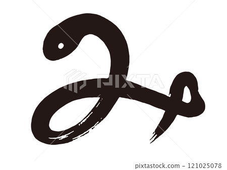 _ Snake Year New Year's Card Material_Brush Character Design_01 _ Snake Year New Year's Card Material_Brush Character Design_01 121025078