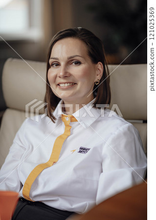 The balance between work and leisure, confident leader, representing strength and authority 121025369