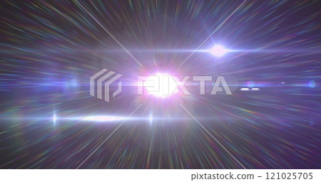 Image of light trails and spots over black background Image of light trails and spots over black background 121025705