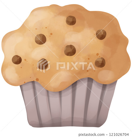 hand painted watercolor cupcakes hand painted watercolor cupcakes 121026704