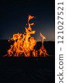 Burning bonfire Burning bonfire 121027521
