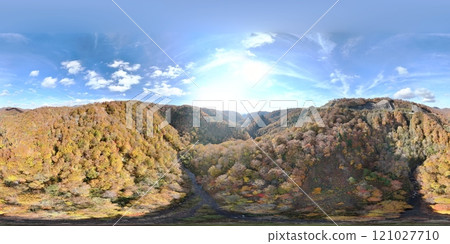 湯濱峠的秋葉空中VR 湯濱峠的秋葉空中VR 121027710