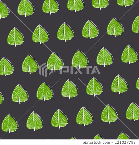 黑色背景上的彩色葉子背景圖 6 121027792