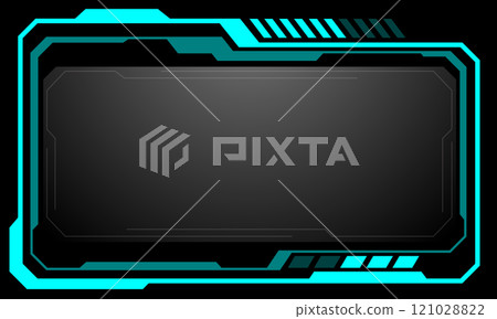 HUD frames blue grey user interface elements design modern technology futuristic control panel screen digital hologram window gaming menu touching cyber monitor set on black background vector HUD frames blue grey user interface elements design modern technology futuristic control panel screen digital hologram window gaming menu touching cyber monitor set on black background vector 121028822