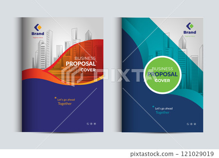 Corporate Business Proposal Catalog Cover Design Template Concepts Corporate Business Proposal Catalog Cover Design Template Concepts 121029019