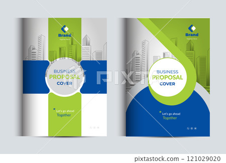 Corporate Business Proposal Catalog Cover Design Template Concepts 121029020