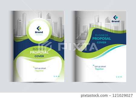 Corporate Business Proposal Catalog Cover Design Template Concepts Corporate Business Proposal Catalog Cover Design Template Concepts 121029027