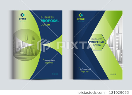 Corporate Business Proposal Catalog Cover Design Template Concepts 121029033