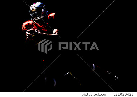 American Football Player 121029425