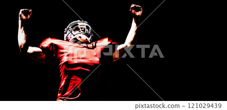 American Football Player 121029439