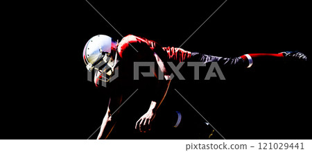 American Football Player 121029441