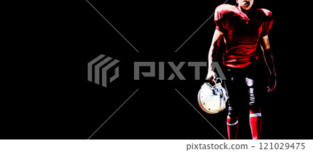 American Football Player 121029475