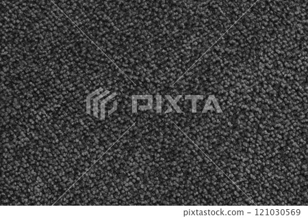 Plain black colored fabric texture, carpet, upholstery structure, textile background Plain black colored fabric texture, carpet, upholstery structure, textile background 121030569