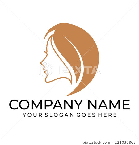 Beauty leaf illustration logo design 121030863