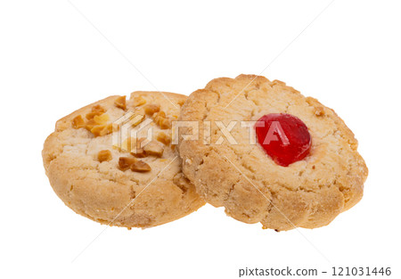 spanish shortbread cookies isolated 121031446