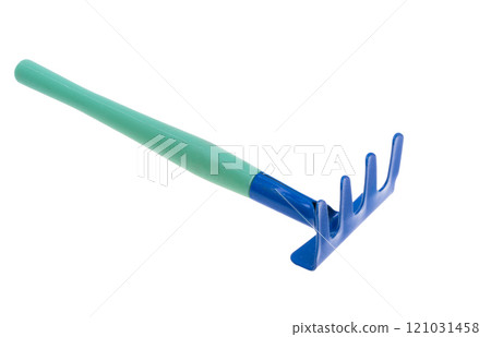 flower planting tool isolated 121031458