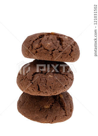 almond cookies isolated 121031502