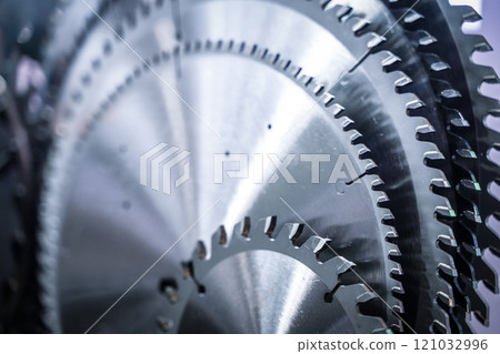 Circular saws. Metal circular saws for machines, woodworking, cutting. 121032996