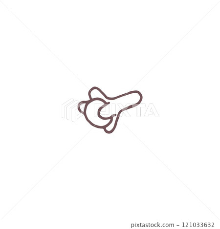Clove spice star seed vector black outline icon, spice from dried flower bud Syzygium aromaticum herb, organic condiment Clove spice star seed vector black outline icon, spice from dried flower bud Syzygium aromaticum herb, organic condiment 121033632