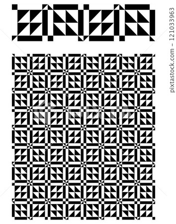 Seamless moroccan pattern background with flowers illustration clip-art Seamless moroccan pattern background with flowers illustration clip-art 121033963