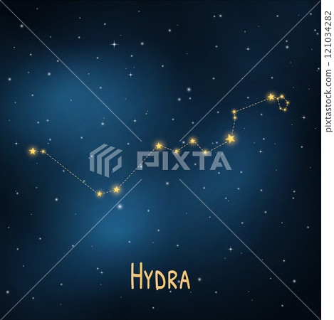Hydra constellation: celestial beauty and astronomy inspiration in the night sky Hydra constellation: celestial beauty and astronomy inspiration in the night sky 121034282