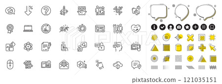 Set of Cashback card, Yummy smile and Block diagram line icons for web app. Design elements, Social media icons. Instruction info, Phone payment, Reject web icons. Vector Set of Cashback card, Yummy smile and Block diagram line icons for web app. Design elements, Social media icons. Instruction info, Phone payment, Reject web icons. Vector 121035151