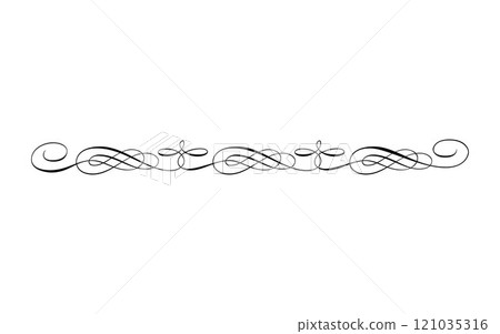 Abstract arabic Vintage Decorative Calligraphy Ornamental Silhouette symbol for tattoo isolated vector illustration 121035316