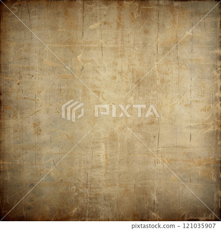 Aged paper background. Vintage texture with weathered grungy effect. 121035907