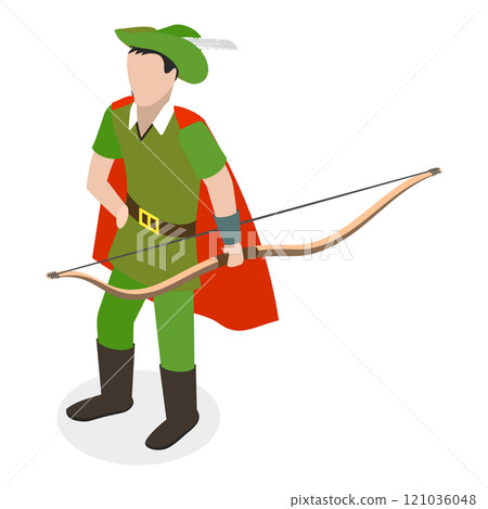 3D Isometric Flat Set of Fairytale Characters and Items. Item 3 3D Isometric Flat Set of Fairytale Characters and Items. Item 3 121036048