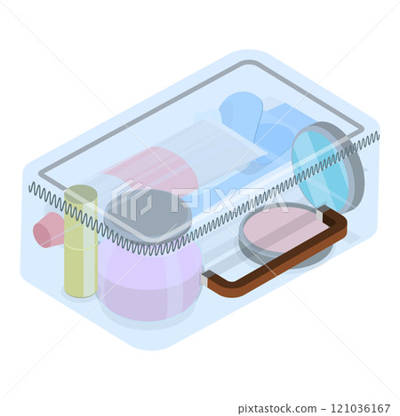 Illustration of Makeup Items Set. Item 2 121036167