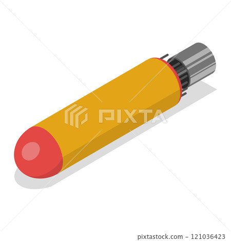 3D Isometric Flat Illustration of Umbrella Collection. Item 2 3D Isometric Flat Illustration of Umbrella Collection. Item 2 121036423