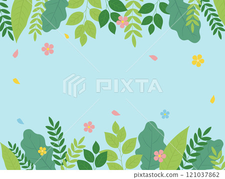Spring image background_vector illustration Spring image background_vector illustration 121037862