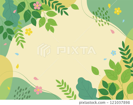 Spring image background_vector illustration 121037898