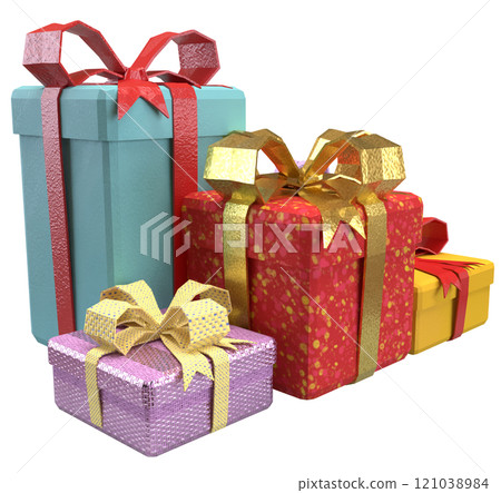 The Gift box for celebration or Holiday concept 3d rendering. The Gift box for celebration or Holiday concept 3d rendering. 121038984
