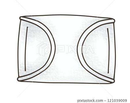 寬鬆簡約的新面罩,模擬風格 寬鬆簡約的新面罩,模擬風格 121039009