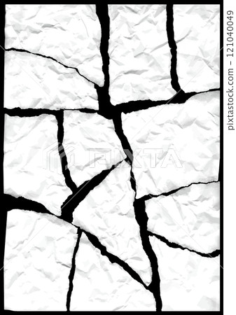 Set of 12 crumpled white pieces of paper on a black background Set of 12 crumpled white pieces of paper on a black background 121040049