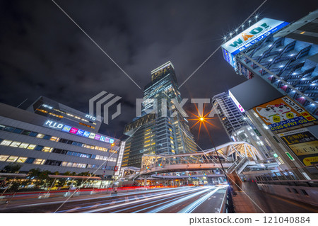 Abeno Harukas and MIO night view 121040884