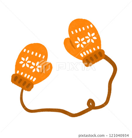 Cute wool gloves 121040934