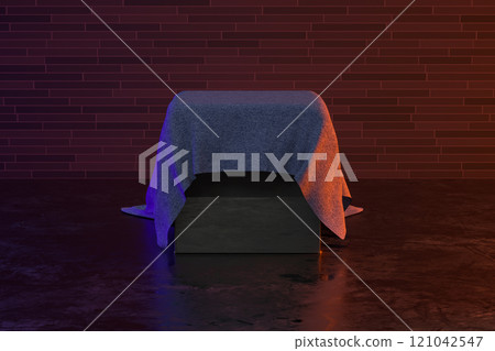 drapery, hidden, secret 121042547