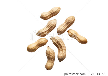 peanuts on isolate peanuts on isolate 121043158