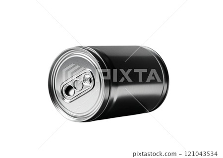 Open tin can on white background. on isolate transparency background, PNG 121043534
