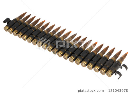 7.62 mm ammunition belt with cartridges 121043978