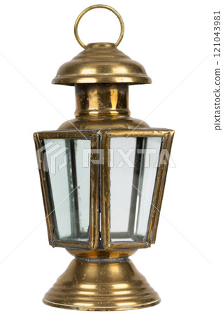 vintage candle brass lantern 121043981