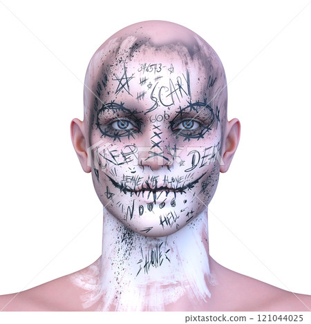 男人的臉部特寫 男人的臉部特寫 121044025